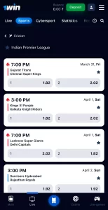 Descarga de la aplicación 1win para Android e iOS en Colombia 7