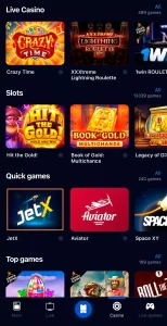 Descarga de la aplicación 1win para Android e iOS en Colombia 5
